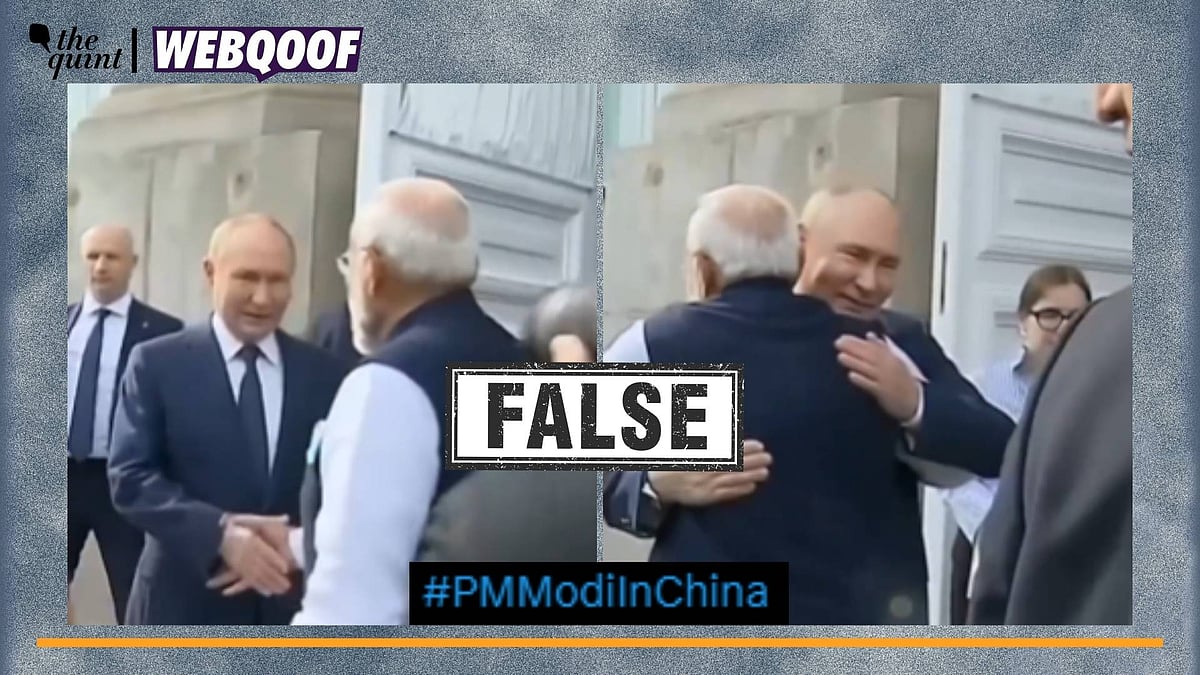 <div class="paragraphs"><p>Fact-Check | The video is old and shows PM Modi meeting Russian President Vladimir Putin in Moscow.</p></div>