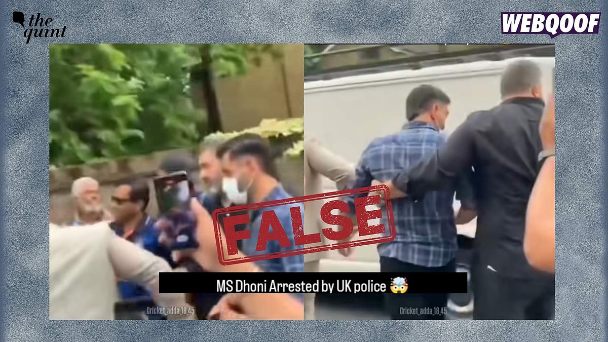 <div class="paragraphs"><p>The post claims that MS Dhoni has been arrested in the UK.</p></div>