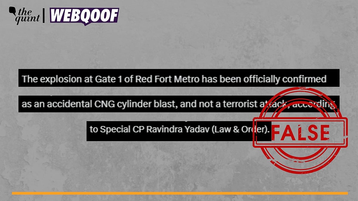 <div class="paragraphs"><p>Fact-Check | No such statement has been made by Special CP (Law &amp; Order) Ravindra Yadav.</p></div>