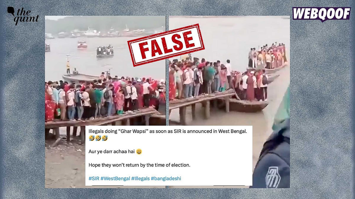 <div class="paragraphs"><p>The post claims that people illegally staying in West Bengal are “heading back” after SIR</p></div>