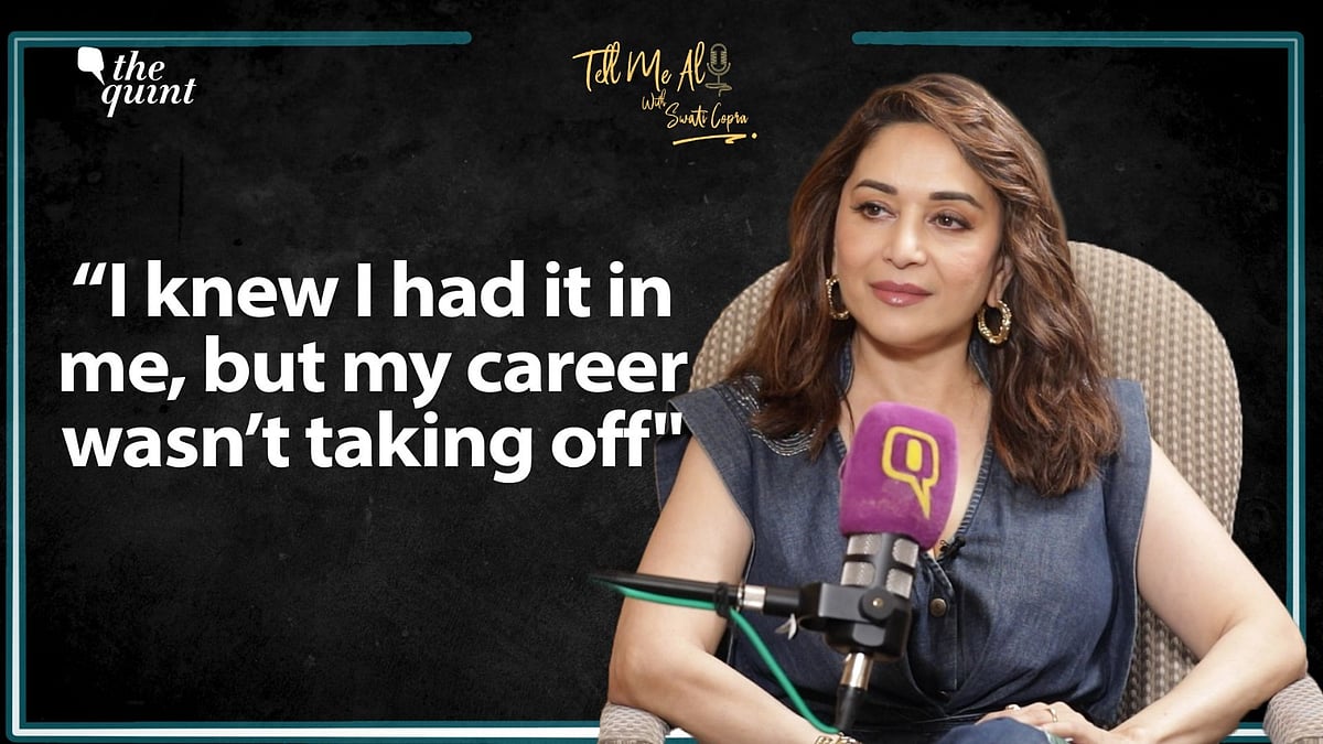 <div class="paragraphs"><p>Madhuri Dixit in this episode of <em>Tell Me All</em> with<em><strong> The Quint</strong></em></p></div>