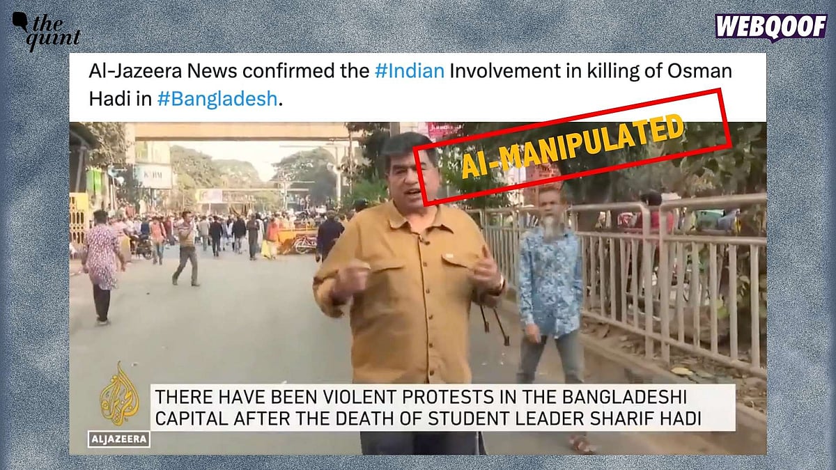 <div class="paragraphs"><p>The viral clip claims that Al Jazeera confirmed India’s involvement in the killing of Sharif Osman Hadi.</p></div>