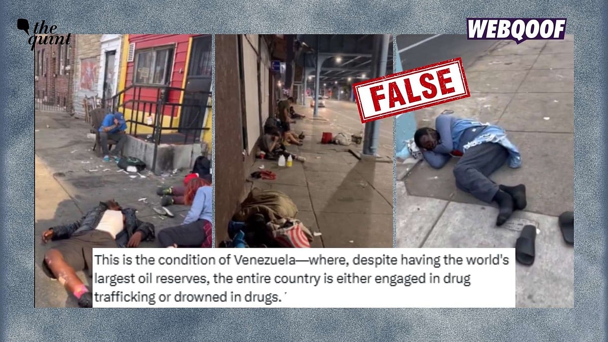<div class="paragraphs"><p>A video from the USA is being shared to falsely claim that it shows the condition of Venezuelans due to a drug crisis.</p></div>