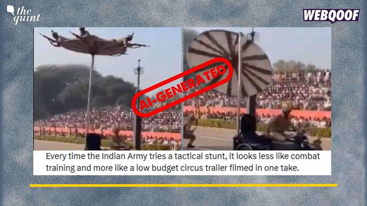 <div class="paragraphs"><p>Fact-Check: This video is created using AI and is not real as claimed.&nbsp;</p></div>