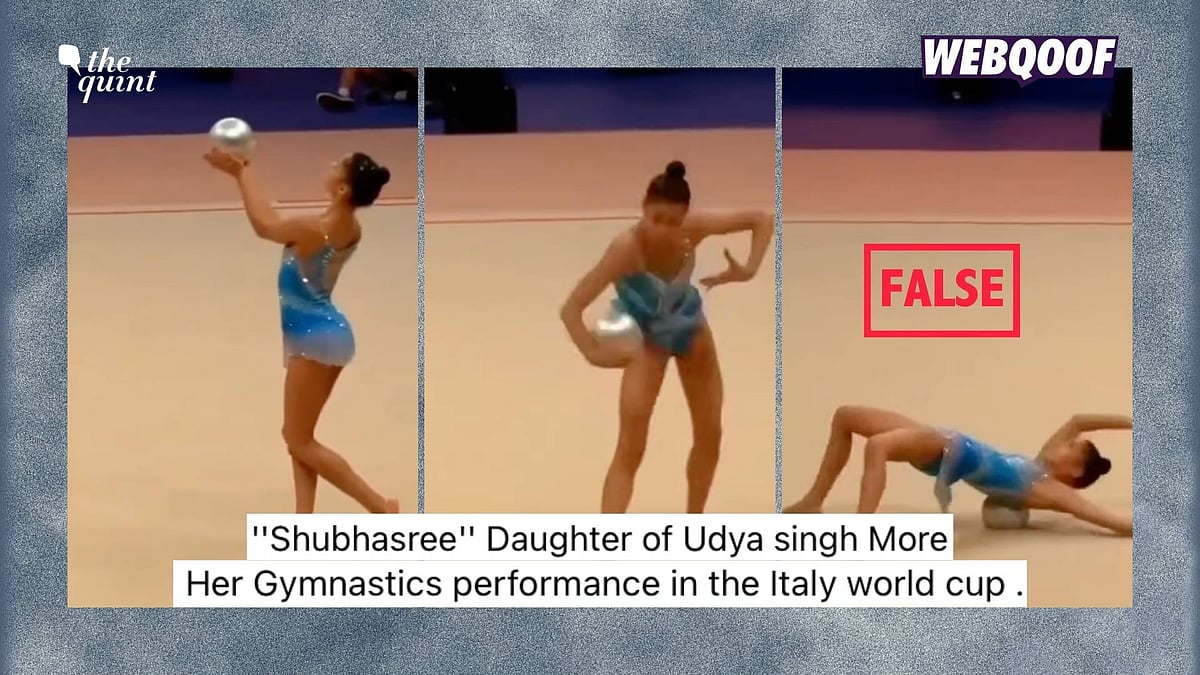 <div class="paragraphs"><p>An old video of an Italian gymnast has gone viral with the false claim that it shows Indian gymnast Shubhashree More's routine at the 2025 FIG Rhythmic Gymnastics World Championship.</p></div>
