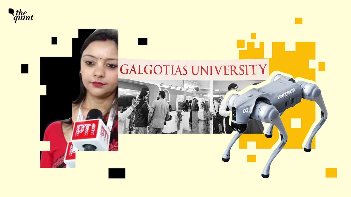 <div class="paragraphs"><p>The Galgotias University was found to have displayed on its large stall a China-made, commercially available robotic dog, the Unitree Go2, and even claimed it was named ‘Orion’, developed by the university’s Centre of Excellence.</p></div>