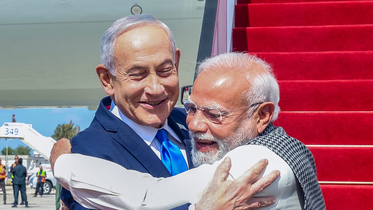 <div class="paragraphs"><p>Modi Meets Netanyahu, Gets Ceremonial Welcome Amid India's Wobbly Gaza Stance</p></div>