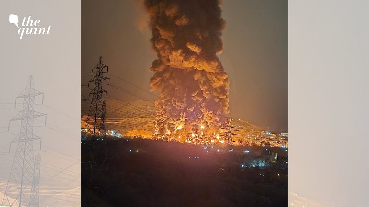 <div class="paragraphs"><p>Israeli And US Strikes Ignite Fires At Tehran Oil Depots</p></div>