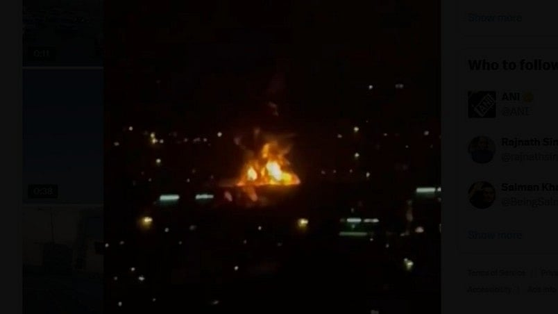 <div class="paragraphs"><p>Drone Strike on Fuel Tank Sparks Fire Near Dubai Airport, Flights Suspended</p></div>