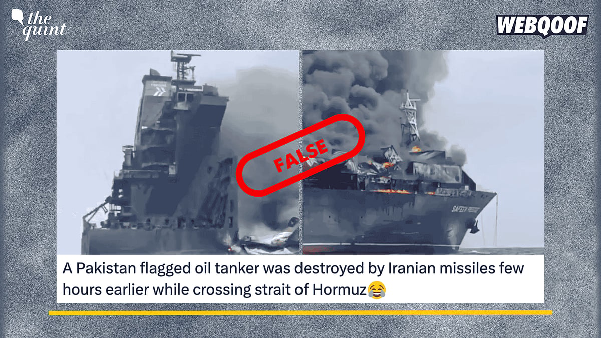 <div class="paragraphs"><p>Fact-Check: The ship in the viral clip does not show a Pakistani oil tanker. </p></div>