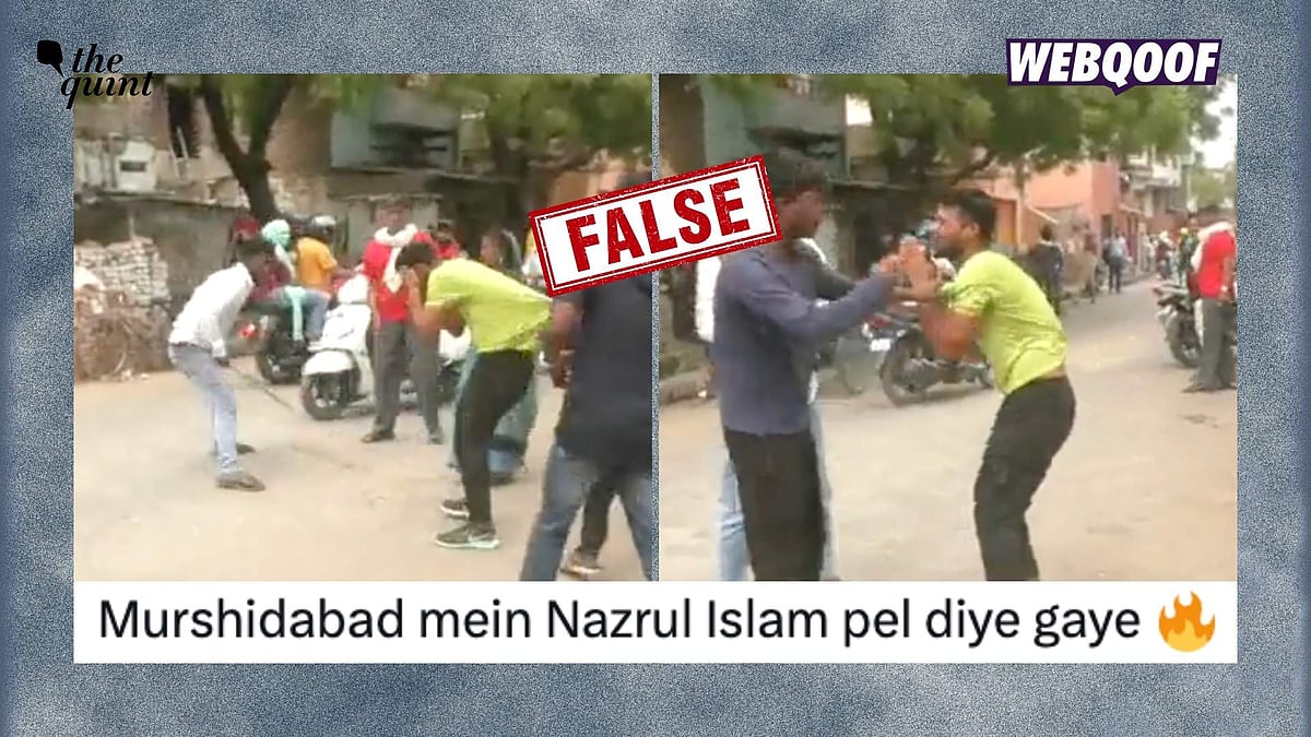 <div class="paragraphs"><p>An old video from Uttar Pradesh is being shared to falsely claim that it shows Hindu voters assaulting TMC's Nazrul Islam in Murshidabad, West Bengal.</p></div>