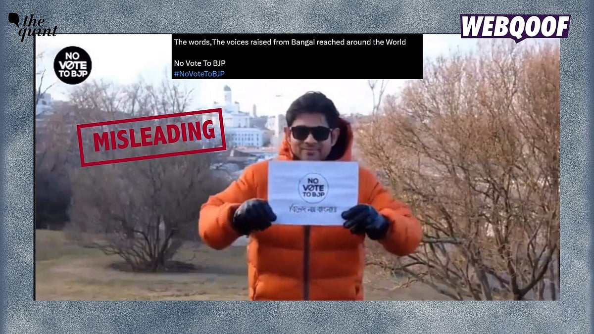 <div class="paragraphs"><p>A video of a campaign against voting for the BJP from West Bengal is being shared on social media with users falsely linking it to the 2026 West Bengal Assembly elections. </p></div>