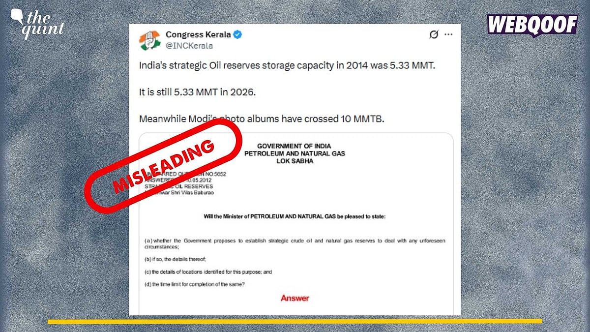 <div class="paragraphs"><p>Fact-Check: The 2012 parliamentary answer mentioned that the government was "setting" up 5.33 MMT reserves</p></div>