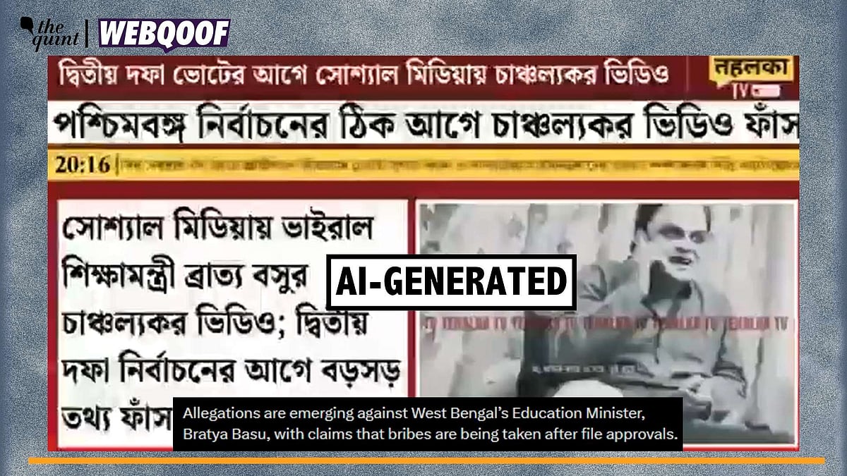 <div class="paragraphs"><p>Fact-Check | The video has been generated using the help of Artificial Intelligence (AI).</p></div>