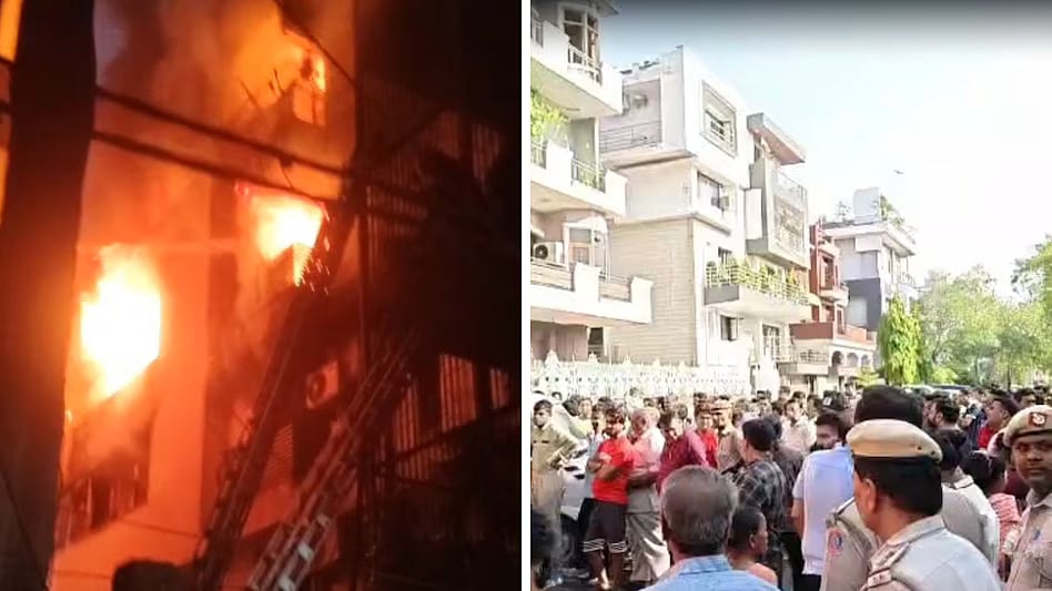 <div class="paragraphs"><p>On 3 May, a fire broke out in a four-storey residential building in Vivek Vihar, East Delhi, resulting in the deaths of at least nine people</p></div>