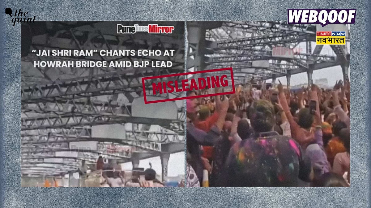 <div class="paragraphs"><p>A video is going viral on social media, falsely claiming to show BJP supporters celebrating at the Howrah Bridge after early trends showed the party crossing the majority mark in West Bengal.</p></div>