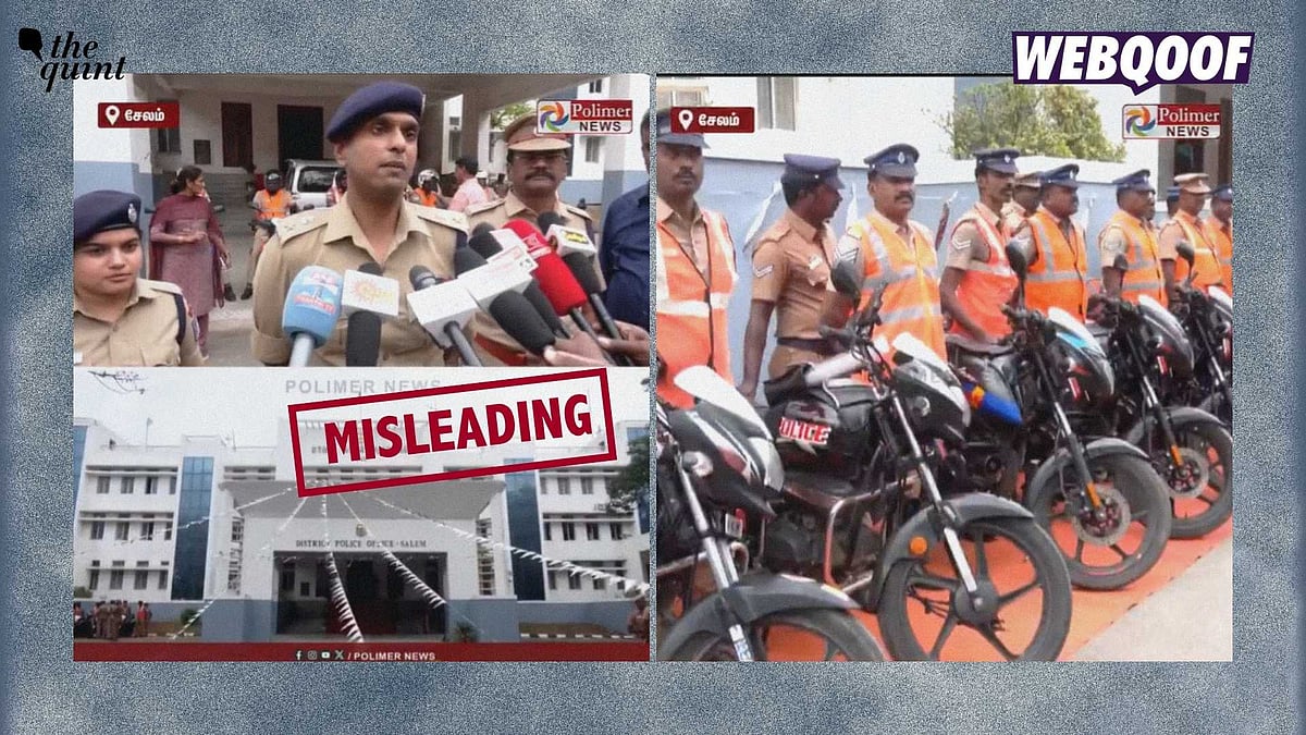<div class="paragraphs"><p>A video has been going viral with the misleading claim that it shows a 24-hour police patrolling initiative undertaken by Chief Minister Vijay in Tamil Nadu's Salem.&nbsp;&nbsp;</p></div>