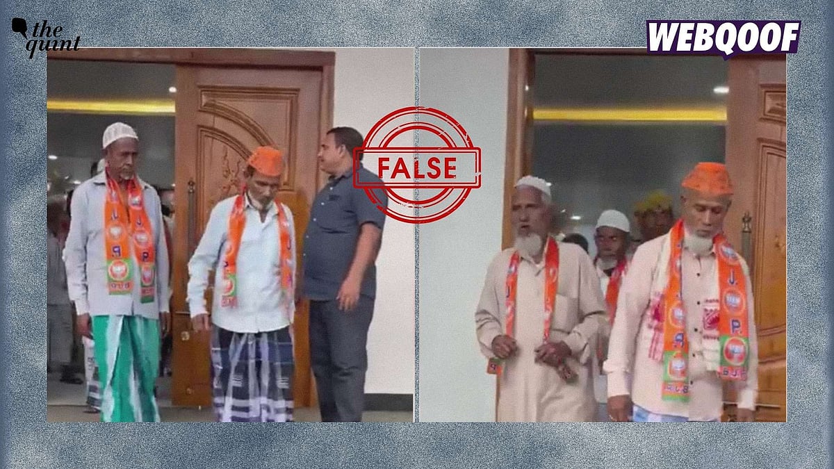 <div class="paragraphs"><p>A video has been going viral on the internet, falsely claiming to show Muslims joining the BJP in West Bengal. </p></div>