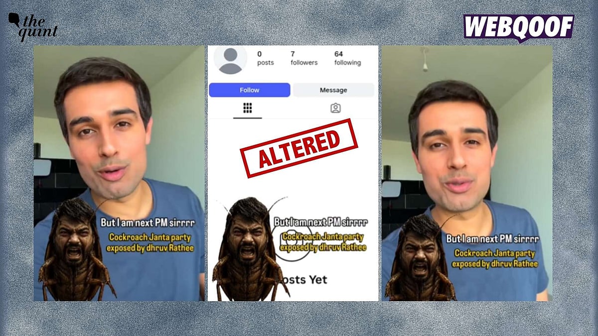 <div class="paragraphs"><p>A video is going viral, falsely claiming to show Dhruv Rathee exposing the Cockroach Janta Party for buying fake followers. </p></div>