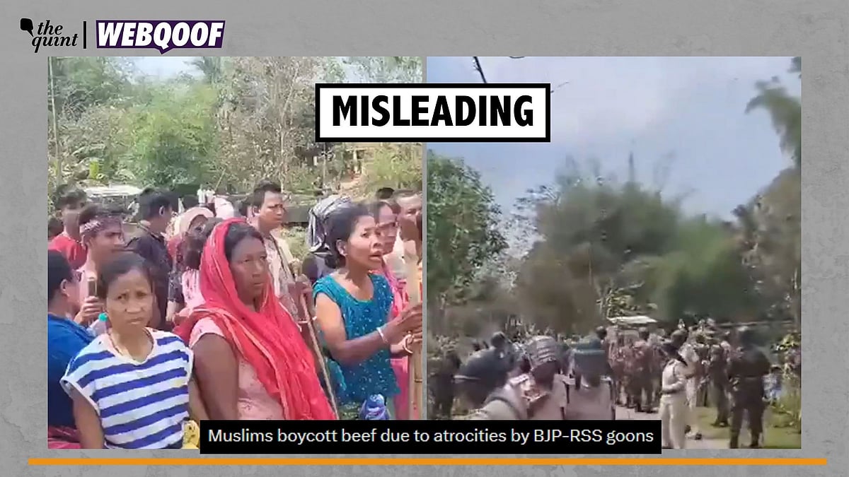 <div class="paragraphs"><p>Fact-Check: The video is almost two months old and is from Tripura, not West Bengal.</p></div>