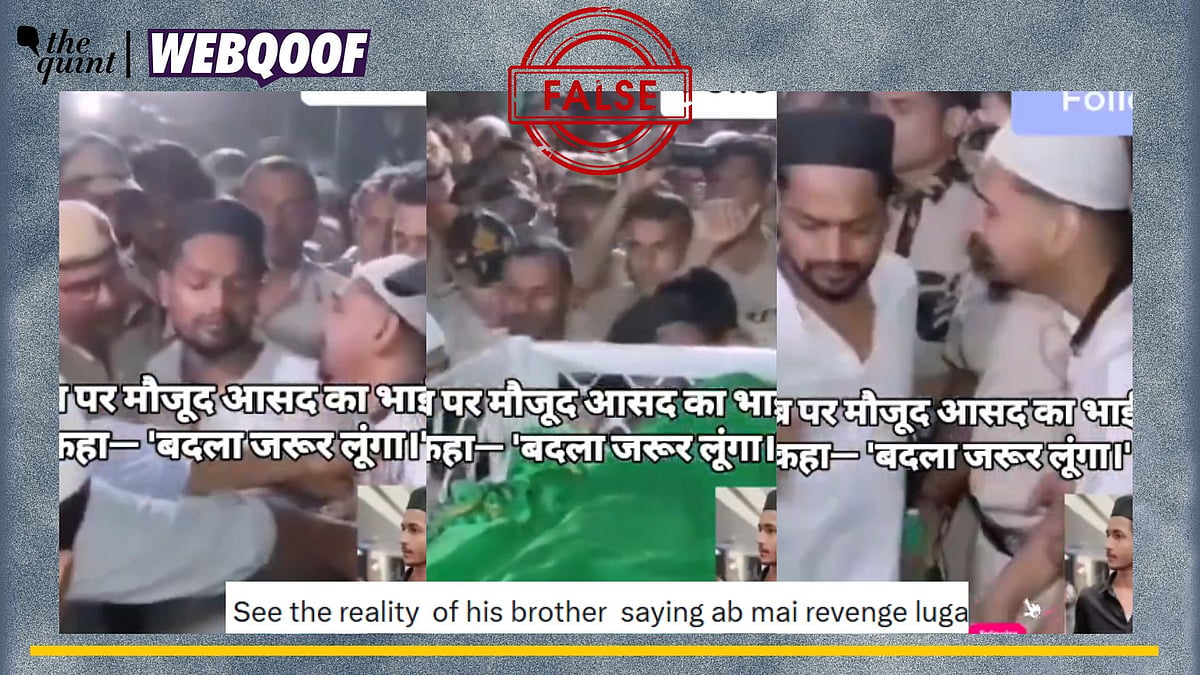 <div class="paragraphs"><p>Fact-Check:&nbsp;The claim is false as the video was taken before Asad's death and doesn't feature his brother.</p></div>