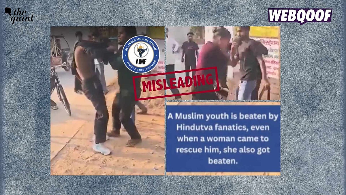 <div class="paragraphs"><p>A video of a man being attacked was shared, falsely claiming to show a Muslim youth being beaten by Hindutva activists. </p></div>