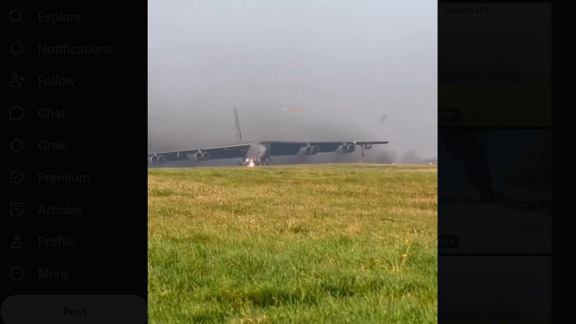 <div class="paragraphs"><p>8 Killed As US Air Force B-52 Bomber Crashes In California Shortly After Takeoff</p></div>