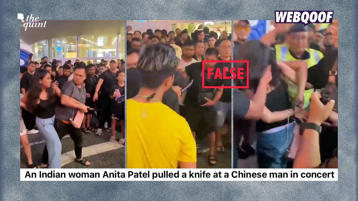 <div class="paragraphs"><p>A video from Malaysia is being shared with the false claim that it shows an Indian woman pulling a knife on a Chinese man after he refused to marry her.</p></div>