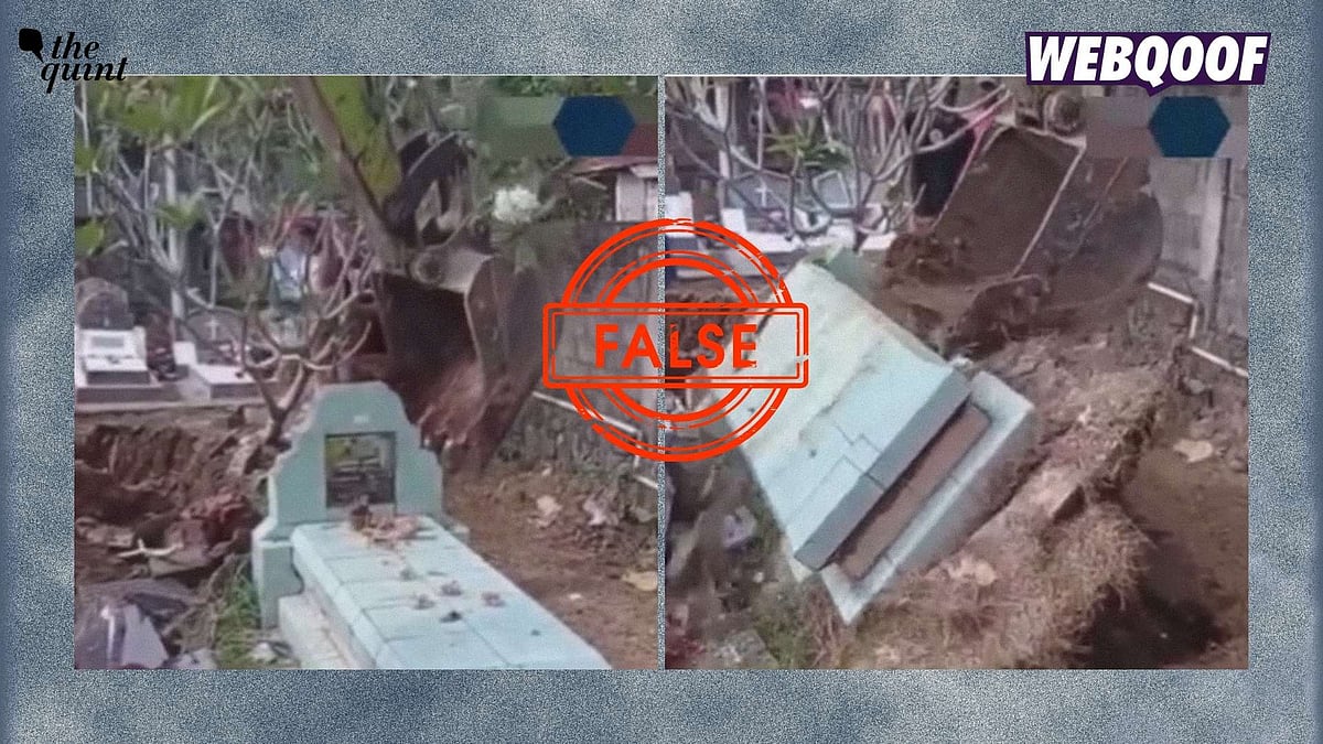 <div class="paragraphs"><p>A video has been going viral on the internet, falsely claiming to show Muslim graveyards being demolished in India.</p></div>
