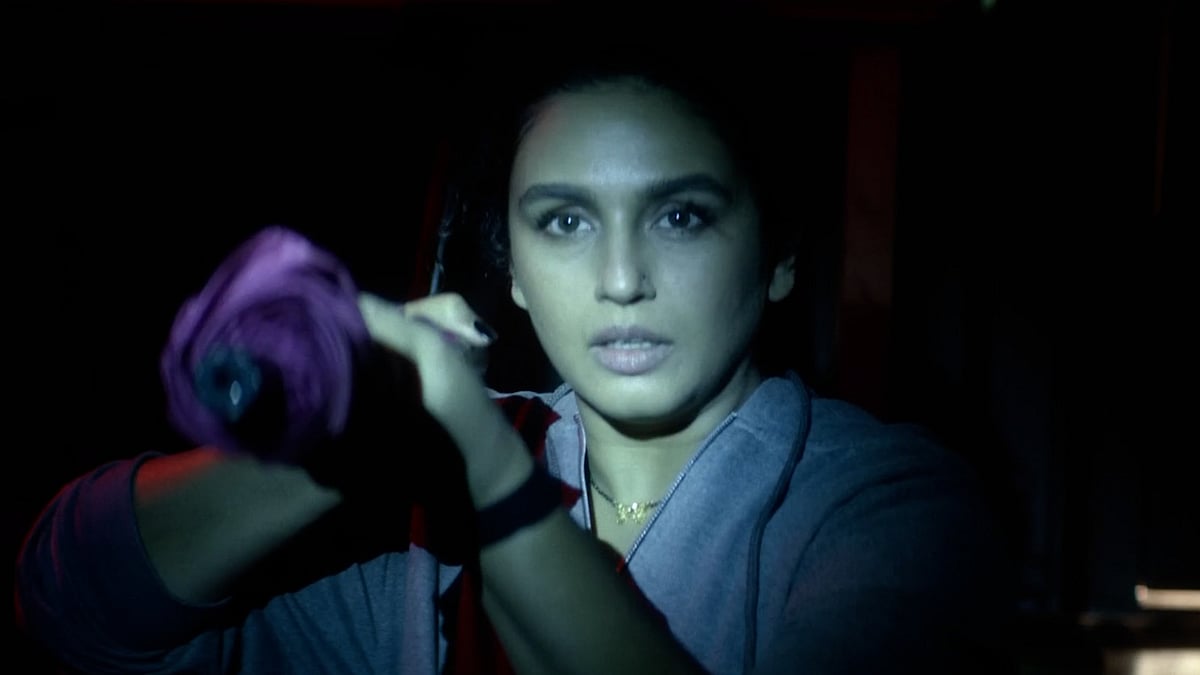 <div class="paragraphs"><p>Huma Qureshi in a still from <em>Baby Do Die Do.</em></p></div>
