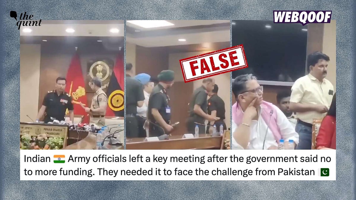 <div class="paragraphs"><p>An old video of a journalist questioning Army and police personnel over the handling of an Army man's assault case is being shared with false claims.</p></div>