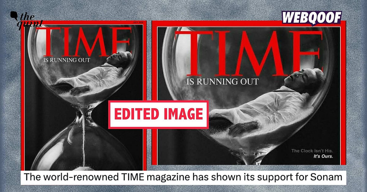 Edited Image of Sonam Wangchuk on TIME Magazine Cover