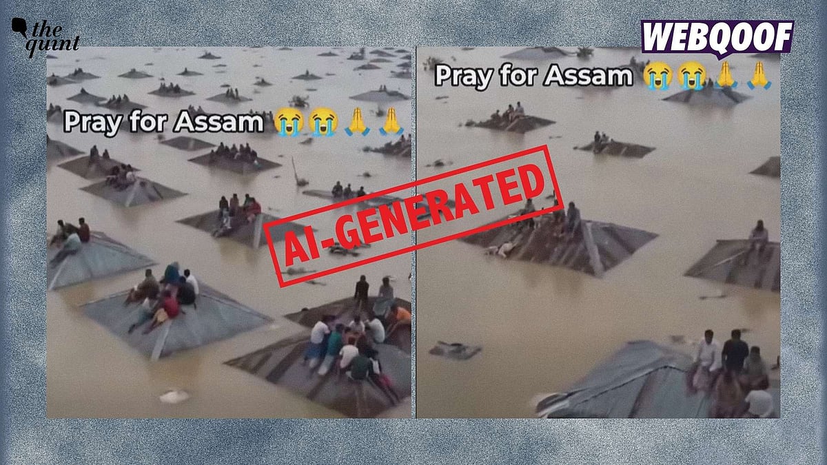 <div class="paragraphs"><p>An AI-generated video is going viral on the internet, claiming to show the flood in Assam. </p></div>