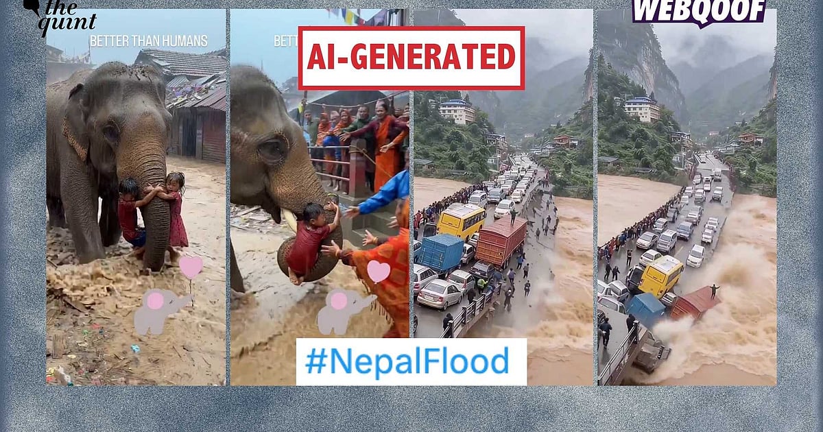 More AI Visuals Go Viral as Ones Showing Scenes From Nepal Floods
