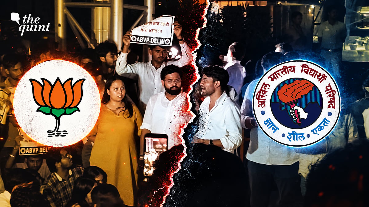 <div class="paragraphs"><p>(ABVP protested against the BJP-ruled MCD after the Satya Niketan building collapse)</p></div>