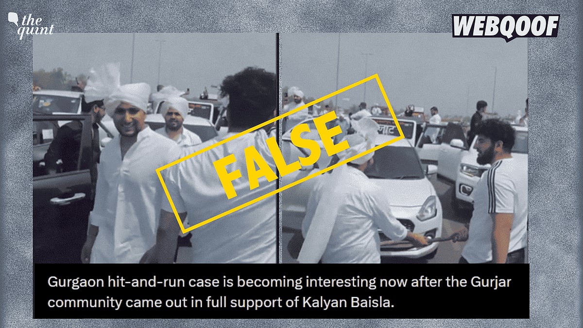 <div class="paragraphs"><p>A video is going viral on social media, falsely claiming to show the Gurjar community rallying in support of Kalyan Bainsla in Gurgaon. </p></div>