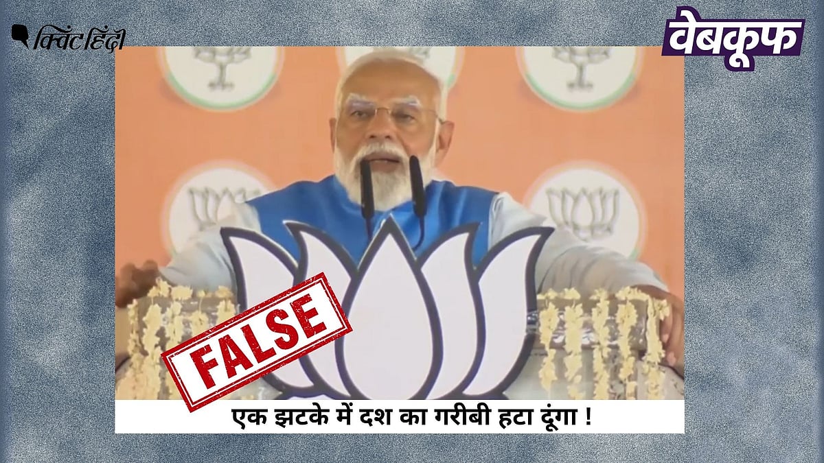 <div class="paragraphs"><p>एक झटके में गरीबी मिटाने वाला बयान PM मोदी नहीं राहुल गांधी का है</p></div>