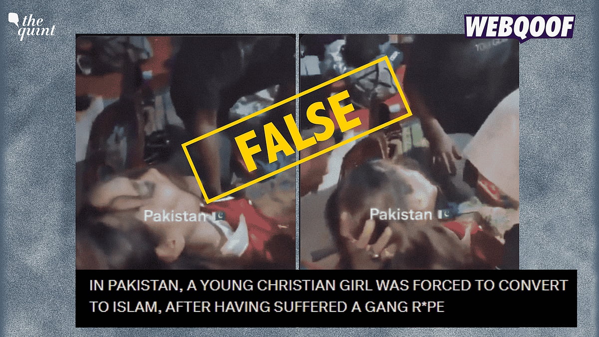 <div class="paragraphs"><p>An unrelated video is going viral on social media, falsely claiming to show an incident in Pakistan where a Christian girl was forced to convert to Islam after suffering sexual assault.</p></div>