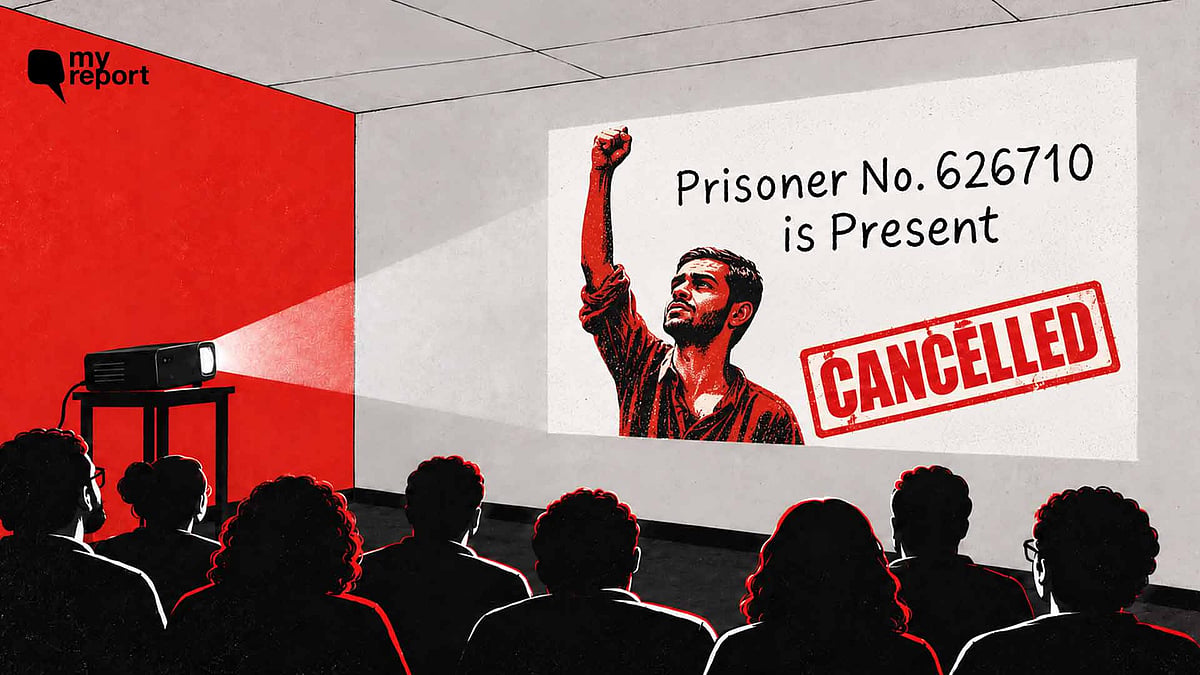 <div class="paragraphs"><p>A Mumbai venue where the second screening of Lalit Vachani’s documentary 'Prisoner No. 626710 Is Present', on Umar Khalid, was scheduled for 19 September.</p></div>