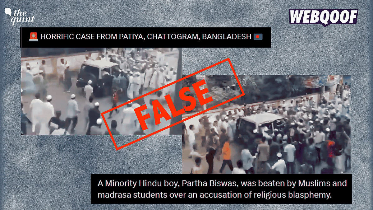 <div class="paragraphs"><p>An old video is being shared on social media, falsely claiming to show a Hindu boy being beaten by Muslims over an accusation of religious blasphemy in Patiya, Bangladesh.</p></div>