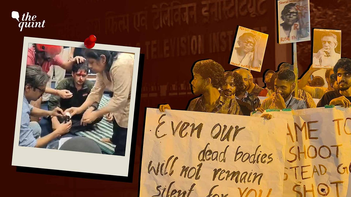 <div class="paragraphs"><p>SRFTI students claim that they did not try to stop the event but had simply gone there to inquire and lodge their own protest against the organisation of such an event.</p></div>