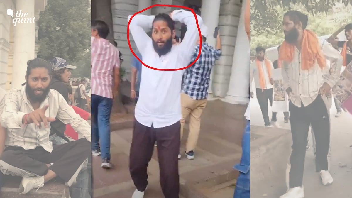 <div class="paragraphs"><p>Who's The Hindutva Goon, Showing Lathis, Saying 'Sold In Rs 300' To Protestors?</p></div>