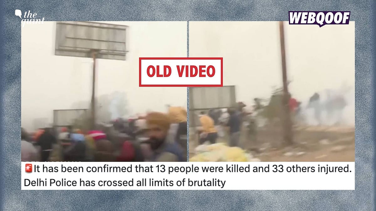 <div class="paragraphs"><p>An old video from the 2024 farmers' protest is being shared to falsely claim that it shows recent visuals of the Delhi Police opening fire at protesters.</p></div>