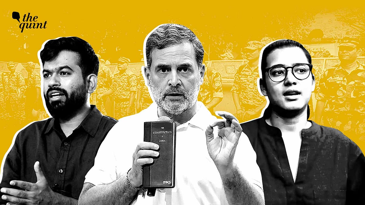 <div class="paragraphs"><p>(Abhijeet Dipke and Neha Bora have emerged as the faces of the anti-Gyanesh Kumar protests)</p></div>
