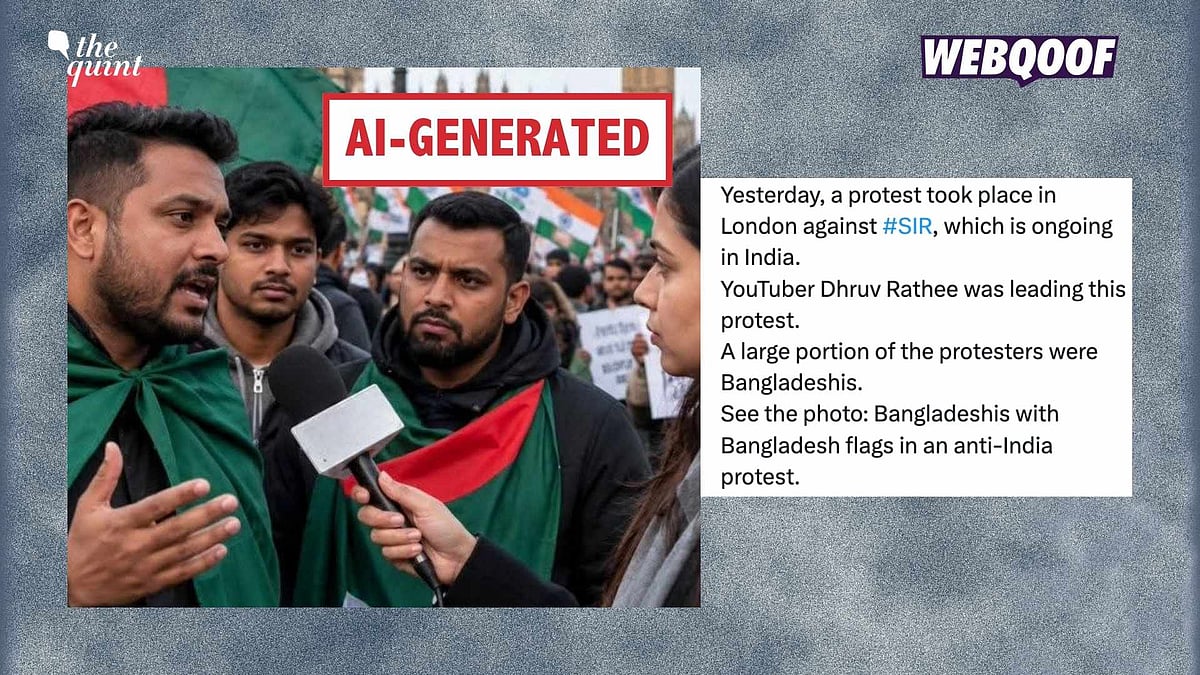 <div class="paragraphs"><p>An AI-generated image is being widely shared with the claim that Bangladeshi nationals participated in the anti-CEC protests in London.</p></div>