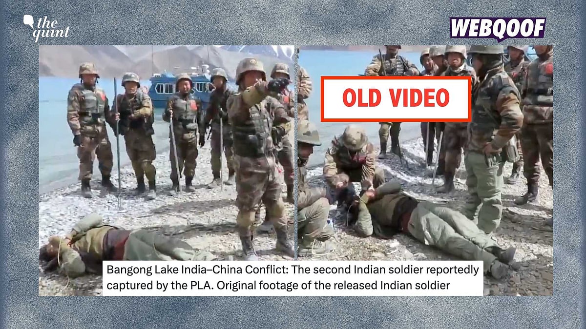 <div class="paragraphs"><p>An old video is being shared to falsely claim that it shows the PLA capturing an Indian soldier after the recent skirmish in Arunachal Pradesh.</p></div>