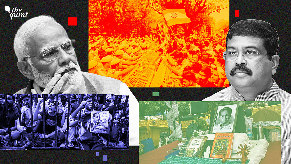 छात्र विरोध प्रदर्शन: मोदी सरकार की दो-सूत्री रणनीति का विश्लेषण