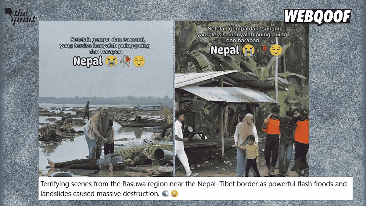 इंडोनेशियाई टीवी शो के क्लिप नेपाल बाढ़ के बताकर वायरल, जानिए क्या है सच्चाई
