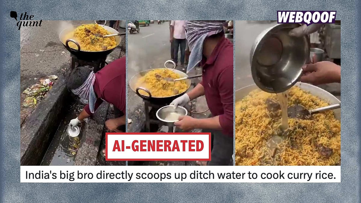 बिरयानी में गंदा पानी मिलाने का वायरल वीडियो निकला AI-जनरेटेड: जानें सच