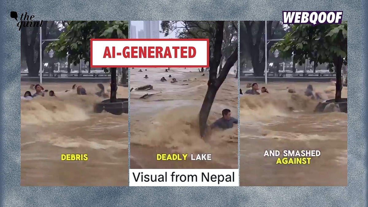 पार्क में लोगों के बहने का वायरल वीडियो: सच्चाई नेपाल की नहीं, AI का कमाल